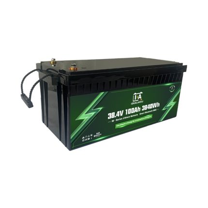 Lithium Battery 38,4V 100Ah LiFePO4 Smart BMS With Bluetooth