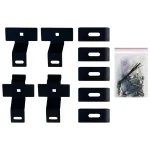 Wattstone Fence PV Mounting Kit for 1x PV Module - TL Bracket Black M2B - Image 2