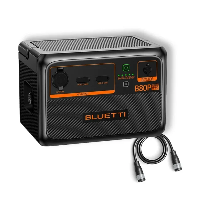 Bluetti B80P Power Bluetti B80P Power Station 806 Wh 120W Solar Battery - Image 1