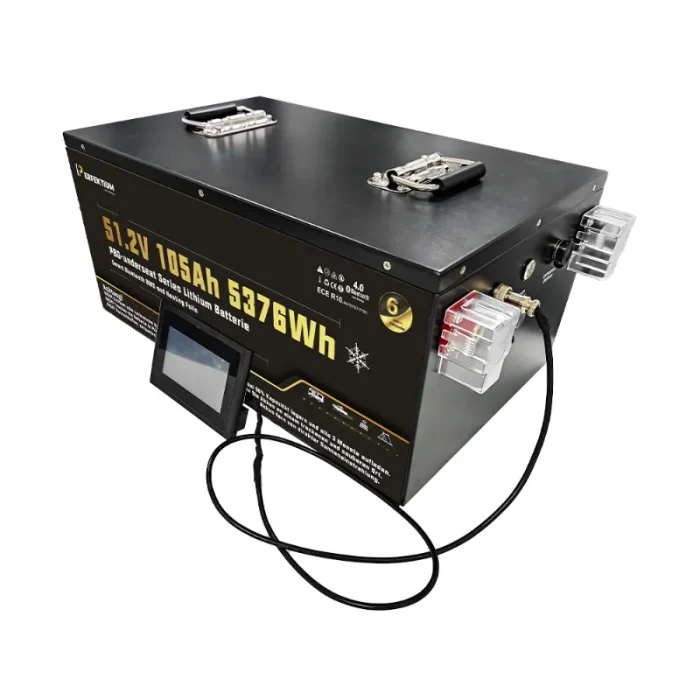 Perfektium PBG SERIES Lithium Battery LiFePO4 51.2V 105Ah Smart BMS with Bluetooth Golf Cart Battery with Heating - Image 2