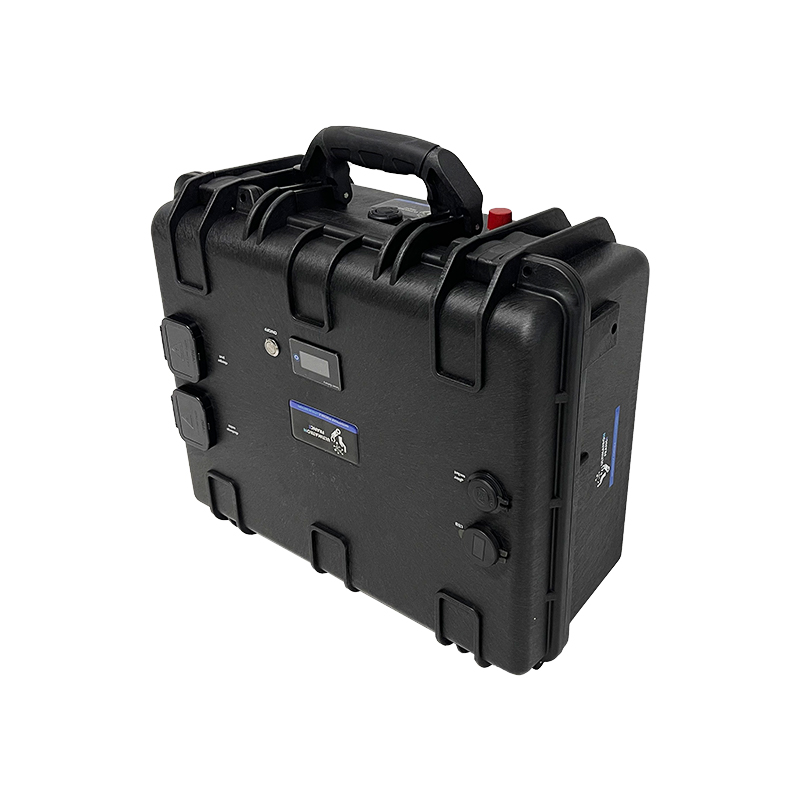 9 Ultimatron Waterproof Lithium Suitcase Battery 38.4V 100Ah 3840Wh LiFePO4 Smart BMS with Bluetooth - Image 1