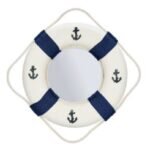 Blue lifebuoy mirror